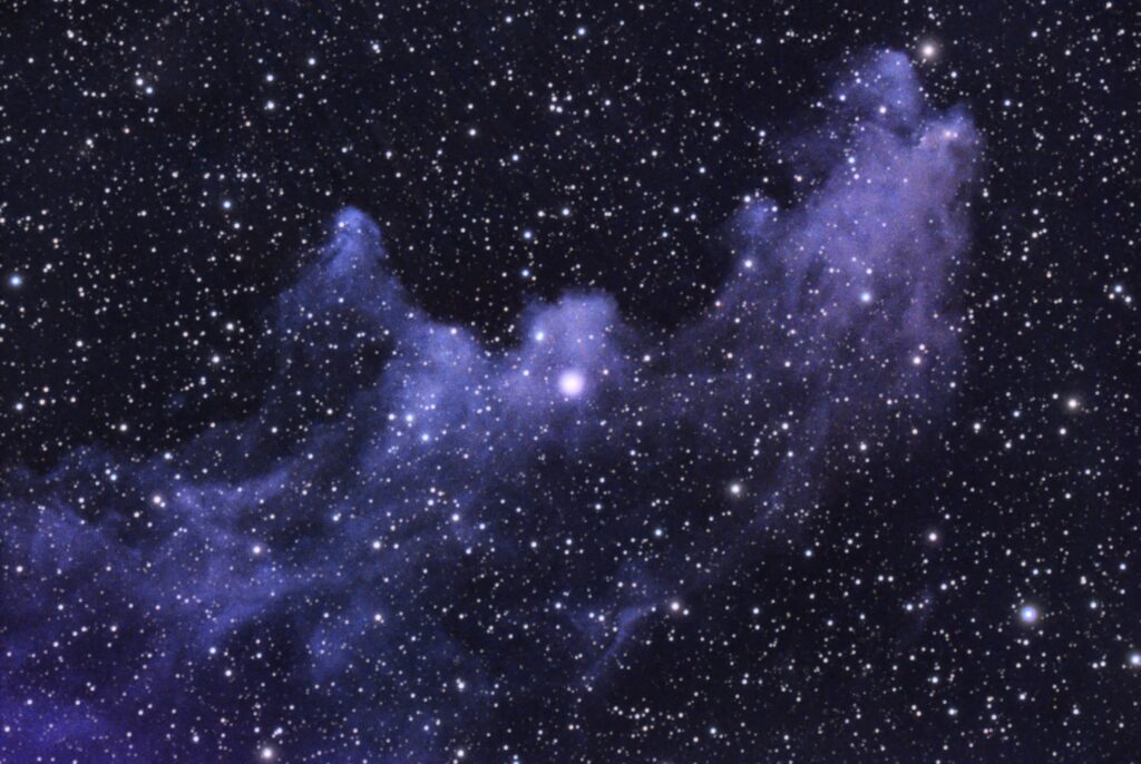 Witch Head Nebula - 90 x 180 seconds processed with Siril