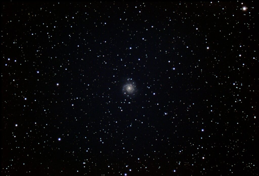 Messier 74, M 74, Spiral Galaxy in Pisces, EAA Captured 12/14/2023