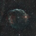 Dolphin Head Nebula, Sh2-308, LBN 1052, 71 x 180 seconds captured 01/20 and 01/21 2024, stacked and processed with Siril