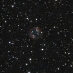 Jones Emberson 1, Headphone Nebula, 24 x 300s stacked, cropped, processed in Siril