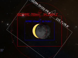 KStars Solar Eclipse at 3:15 PM on April 8, 2024