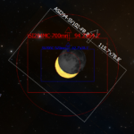 Solar Eclipse April 8, 2024 - KStars Planetarium predicting view from Southeastern VA around 3:30 PM DST