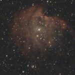 Monkey Head Nebula, SeeStar 30 x 20 seconds, LP Filter, Process and Cropped in Siril