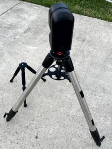 SeeStar S50 mounted on a CG5 tripod