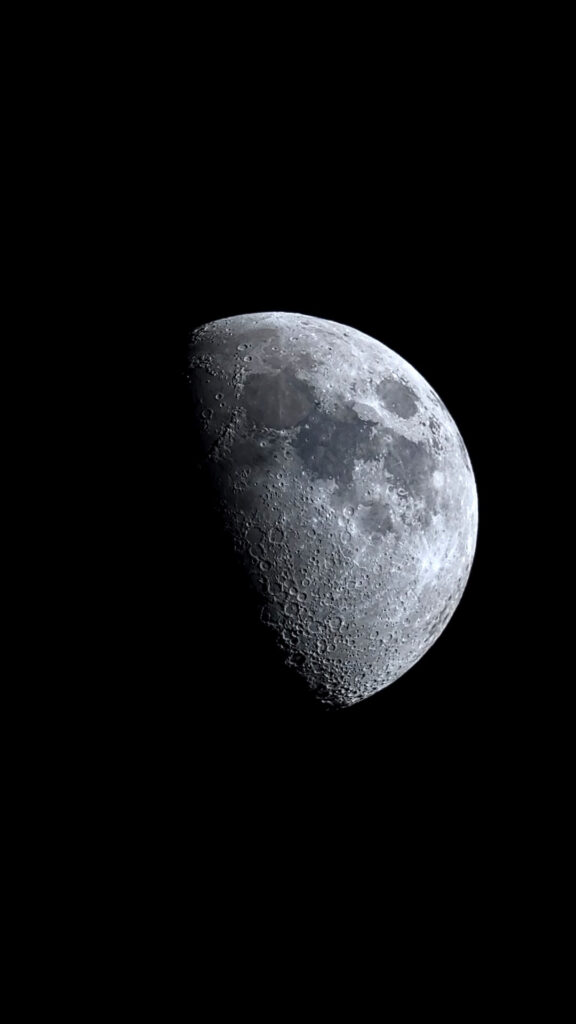SeeStar First Image of the Moon