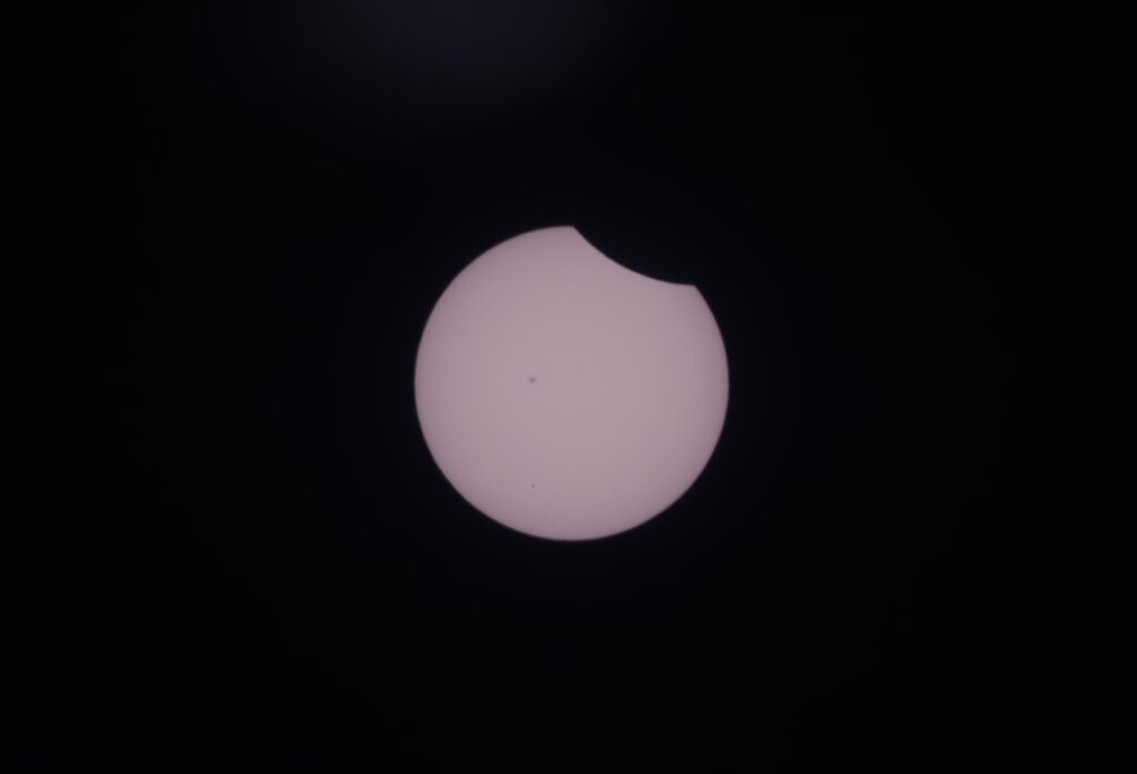 Solar Eclipse April 8, 2024 2:10 PM EDT Suffolk, VA