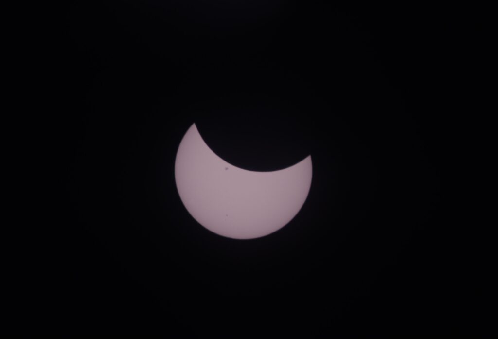 Solar Eclipse April 8, 2024 2:42 PM EDT Suffolk, VA