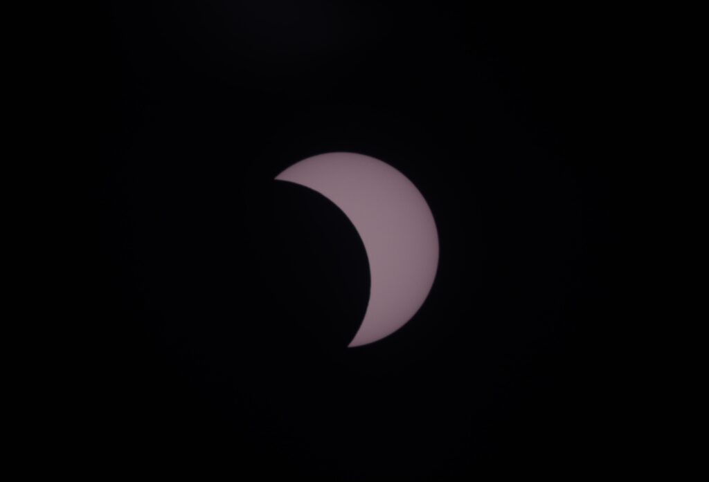 Solar Eclipse April 8, 2024 3:45 PM EDT Suffolk, VA