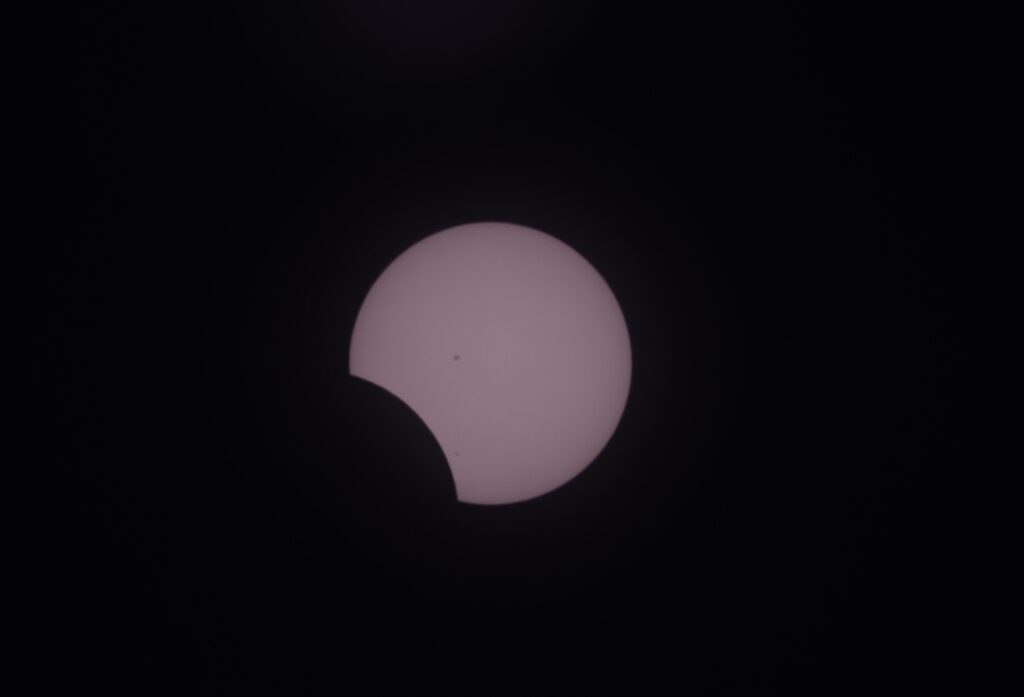 Solar Eclipse April 8, 2024 4:18 PM EDT Suffolk, VA