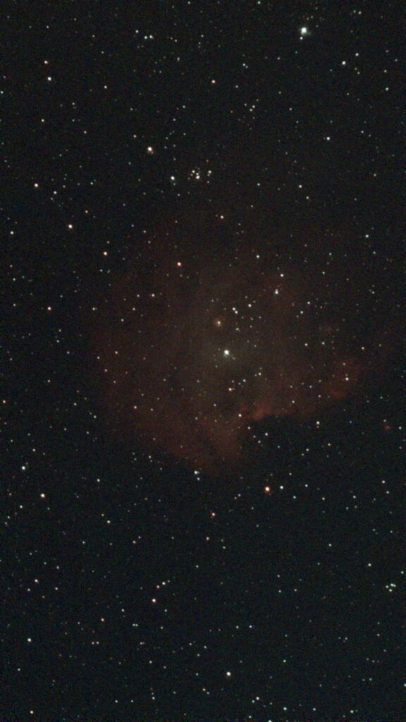 Monkey Head Nebula, NGC 2175, SeeStar 30 x 20 seconds