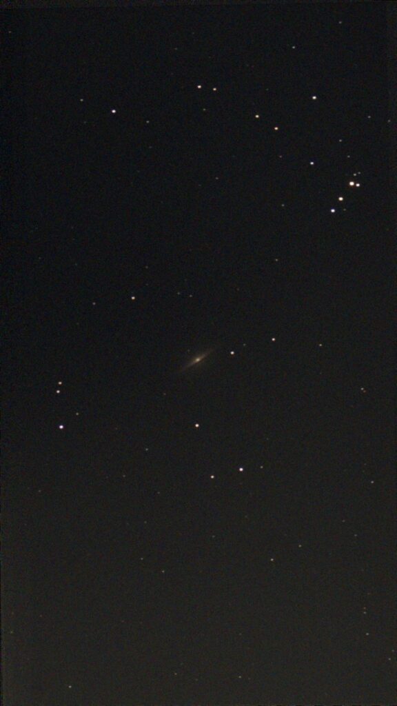 M 104, Sombrero Galaxy, SeeStar 5 x 20 seconds.