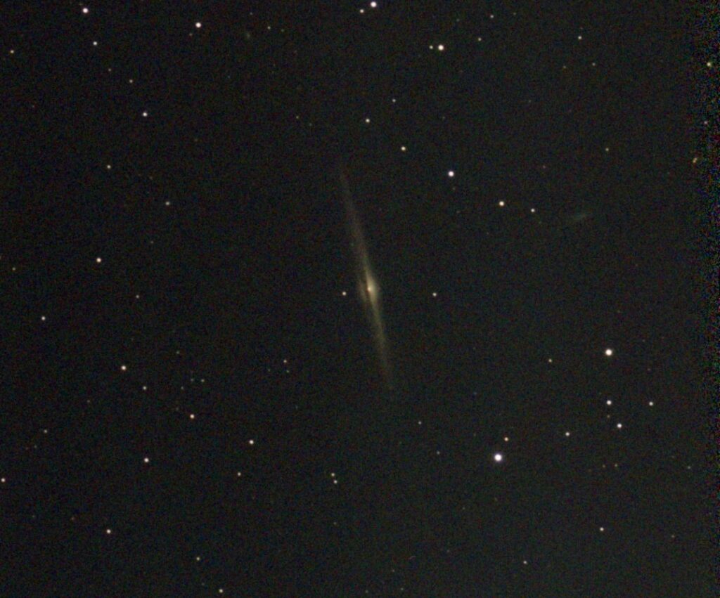 NGC 4565, Needle Galaxy, SeeStar 96 x 10 seconds.