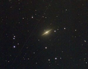 M104, Sombrero Galaxy, SeeStar 121 x 10 seconds, 05/01/2024