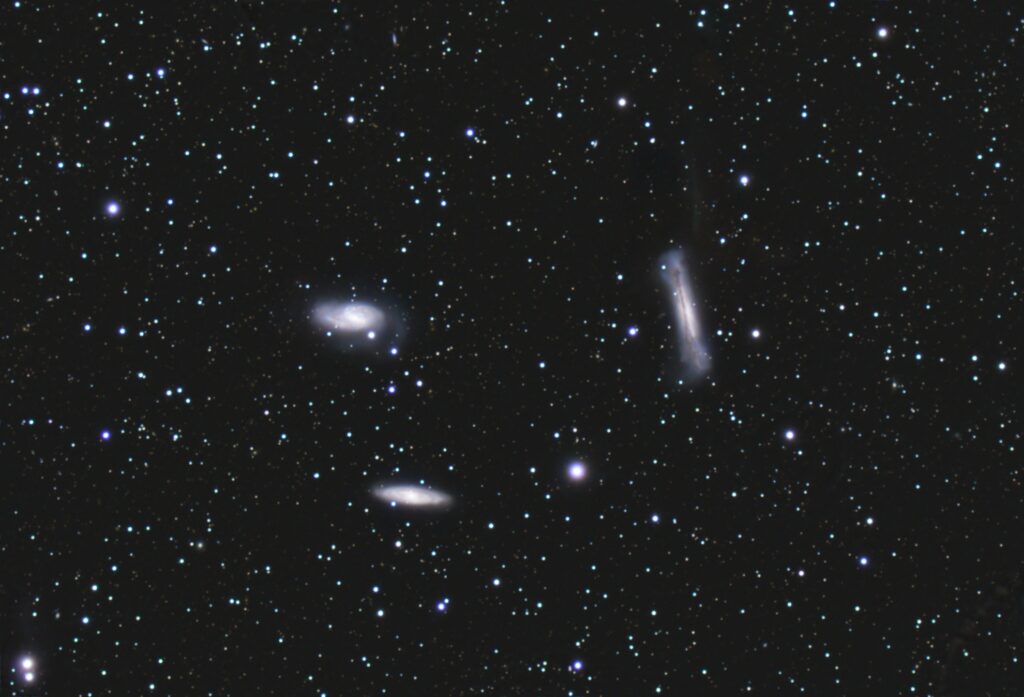 Leo Triplet Processed After Creating a Synthetic Flat