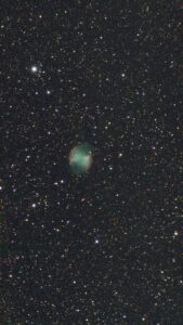 Messier 27, M27, The Dumbbell Nebula - SeeStar S50 Capture 09/19/2025