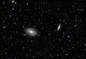 Messier 81 and Messier 82 - 01/15/2026 - 125 x 180 seconds processed with PixInsight.
