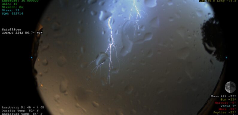 Lightning on the AllSky – 09/04/2026
